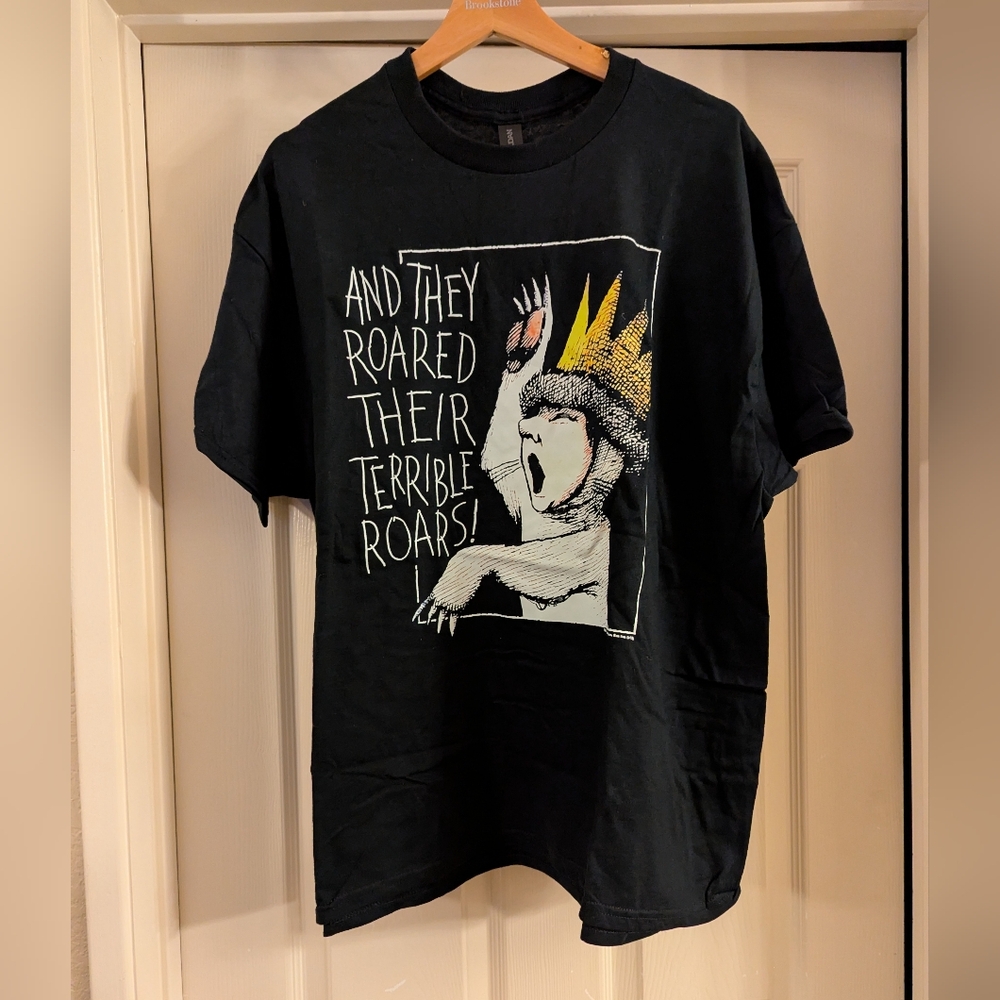 Brand New XL Where The Wild Things Are Black T-Shirt